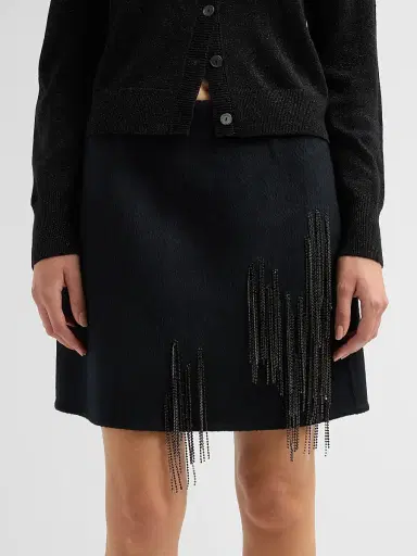 Kobi Halperin Women's Scarlett Wool Silk Mini Skirt | Thumbnail 5 Kobi Halperin Women's Scarlett Wool Silk Mini Skirt | Thumbnail 5