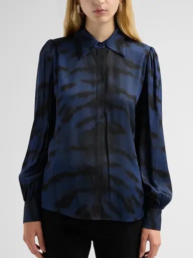 Kobi Halperin Women's Davis Printed Silk Blouse | Thumbnail 5 Kobi Halperin Women's Davis Printed Silk Blouse | Thumbnail 5