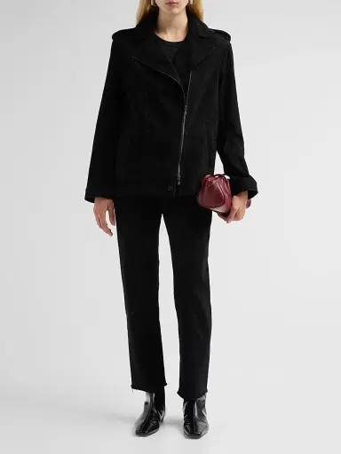 Kobi Halperin Women's Priscilla Suede Moto Jacket | Thumbnail 2 Kobi Halperin Women's Priscilla Suede Moto Jacket | Thumbnail 2