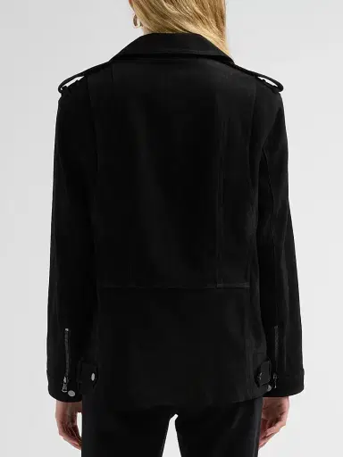 Kobi Halperin Women's Priscilla Suede Moto Jacket | Thumbnail 3 Kobi Halperin Women's Priscilla Suede Moto Jacket | Thumbnail 3