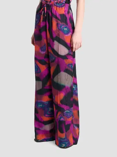 Dries Van Noten Women's Puvis Printed Wrinkle Pants | Thumbnail 4 Dries Van Noten Women's Puvis Printed Wrinkle Pants | Thumbnail 4