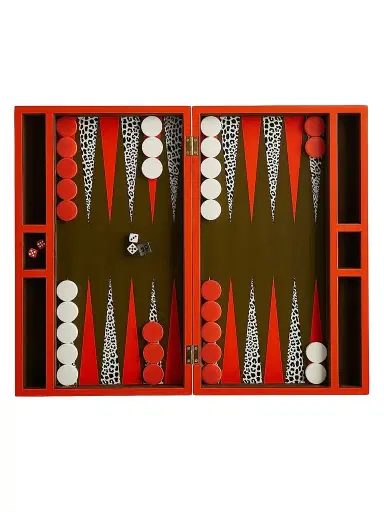Jonathan Adler Leopard Backgammon Set | Thumbnail 1 Jonathan Adler Leopard Backgammon Set | Thumbnail 1