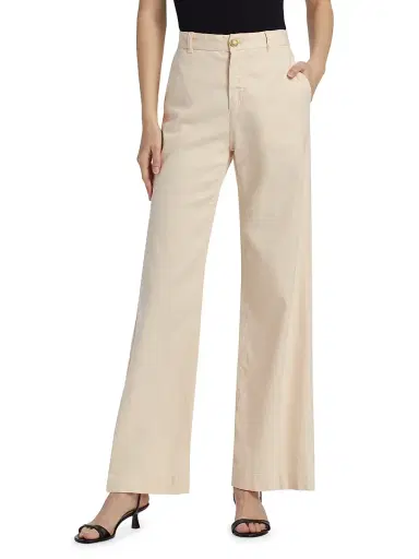 Kobi Halperin Women's Linen-Cotton Flared Pants | Thumbnail 3 Kobi Halperin Women's Linen-Cotton Flared Pants | Thumbnail 3