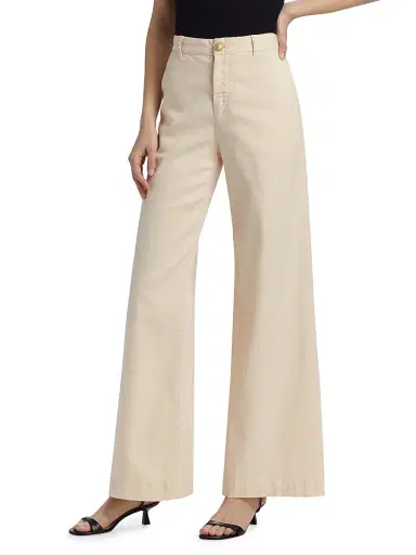 Kobi Halperin Women's Linen-Cotton Flared Pants | Thumbnail 4 Kobi Halperin Women's Linen-Cotton Flared Pants | Thumbnail 4