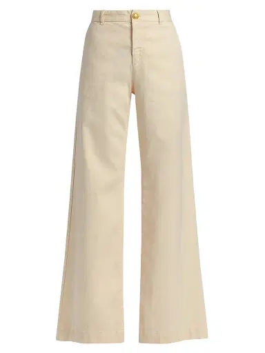 Kobi Halperin Women's Linen-Cotton Flared Pants | Thumbnail 1 Kobi Halperin Women's Linen-Cotton Flared Pants | Thumbnail 1