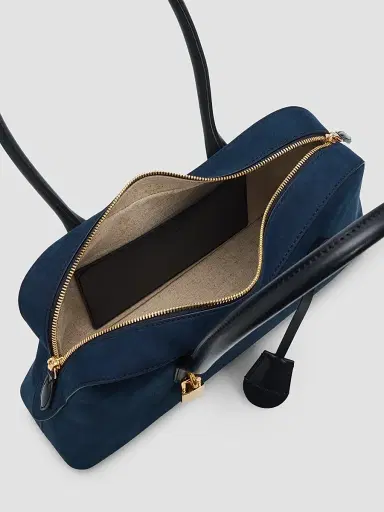 Stella McCartney Women's Stella Ryder Suede Top Handle Bag | Thumbnail 4 Stella McCartney Women's Stella Ryder Suede Top Handle Bag | Thumbnail 4