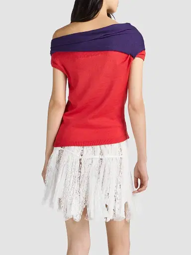 JW Anderson Women's Off-The-Shoulder Sweater Tank | Thumbnail 3 JW Anderson Women's Off-The-Shoulder Sweater Tank | Thumbnail 3