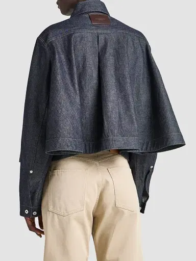 JW Anderson Women's Flare-Hem Denim Shirt | Thumbnail 3 JW Anderson Women's Flare-Hem Denim Shirt | Thumbnail 3