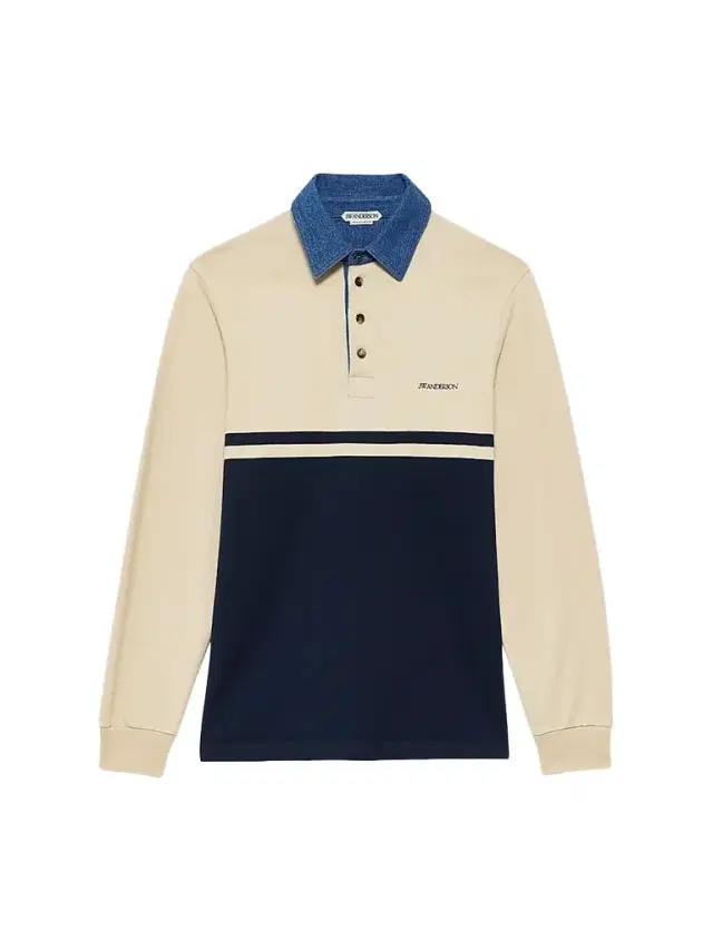 Women's Contrast-Collar Long-Sleeve Polo Shirt Women's Contrast-Collar Long-Sleeve Polo Shirt