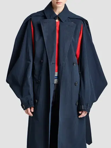 JW Anderson Women's Belted Cotton Trench Coat | Thumbnail 3 JW Anderson Women's Belted Cotton Trench Coat | Thumbnail 3