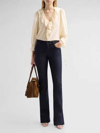 Tom Ford Women's Medium Suede & Leather Shoulder Bag | Thumbnail 5 Tom Ford Women's Medium Suede & Leather Shoulder Bag | Thumbnail 5