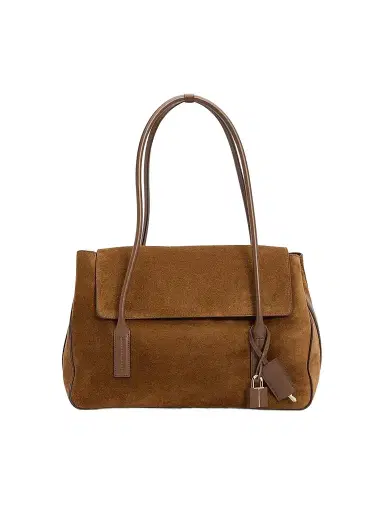Tom Ford Women's Medium Suede & Leather Shoulder Bag | Thumbnail 1 Tom Ford Women's Medium Suede & Leather Shoulder Bag | Thumbnail 1