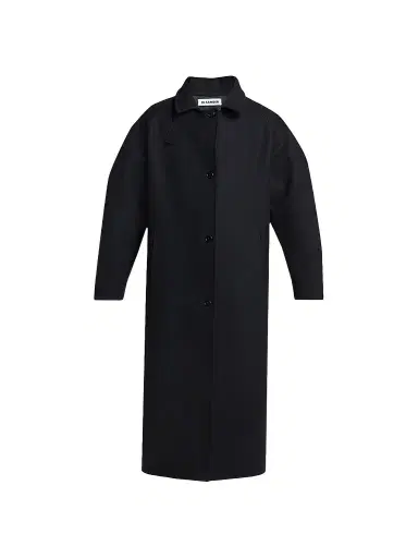 Jil Sander Men's Sport Virgin Wool Long Coat | Thumbnail 1 Jil Sander Men's Sport Virgin Wool Long Coat | Thumbnail 1