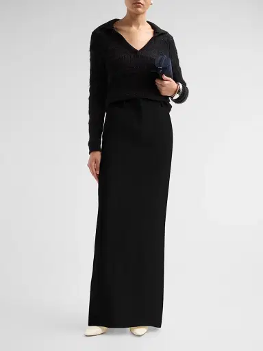 Fabiana Filippi Women's Cady A-Line Maxi Skirt | Thumbnail 2 Fabiana Filippi Women's Cady A-Line Maxi Skirt | Thumbnail 2
