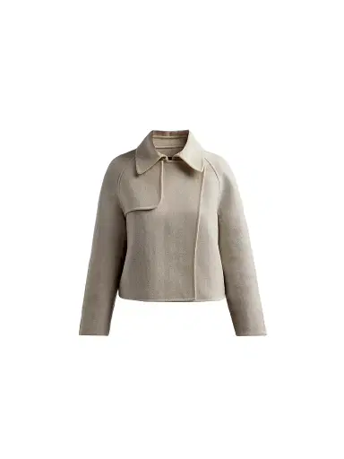 Fabiana Filippi Women's Wool-Cashmere Short Trench Coat | Thumbnail 1 Fabiana Filippi Women's Wool-Cashmere Short Trench Coat | Thumbnail 1