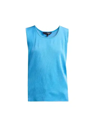 Ming Wang Women's Rib-Knit Scoopneck Tank | Thumbnail 1 Ming Wang Women's Rib-Knit Scoopneck Tank | Thumbnail 1