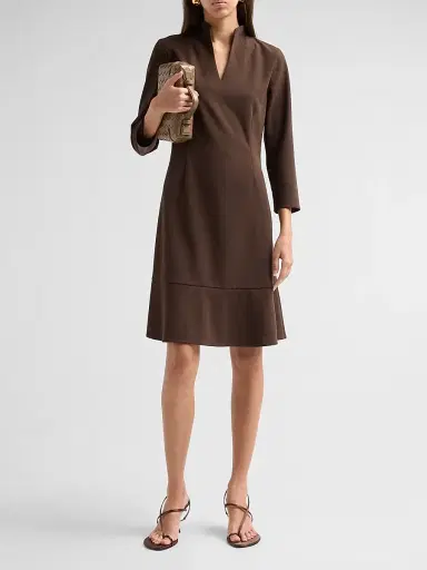 Ming Wang Women's Stretch Deco Crepe Knee-Length Dress | Thumbnail 2 Ming Wang Women's Stretch Deco Crepe Knee-Length Dress | Thumbnail 2