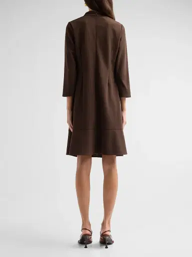 Ming Wang Women's Stretch Deco Crepe Knee-Length Dress | Thumbnail 3 Ming Wang Women's Stretch Deco Crepe Knee-Length Dress | Thumbnail 3