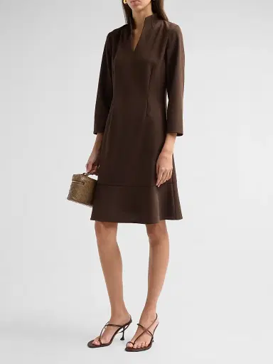 Ming Wang Women's Stretch Deco Crepe Knee-Length Dress | Thumbnail 4 Ming Wang Women's Stretch Deco Crepe Knee-Length Dress | Thumbnail 4