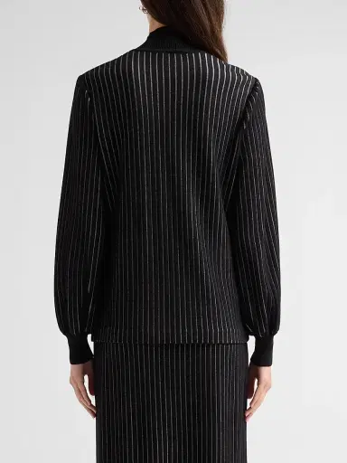 Ming Wang Women's Floral Striped Tunic | Thumbnail 3 Ming Wang Women's Floral Striped Tunic | Thumbnail 3