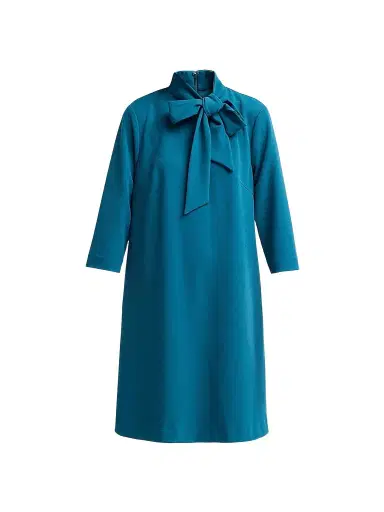 Ming Wang Women's Amica Tineck Crepe Shift Mini Dress | Thumbnail 1 Ming Wang Women's Amica Tineck Crepe Shift Mini Dress | Thumbnail 1