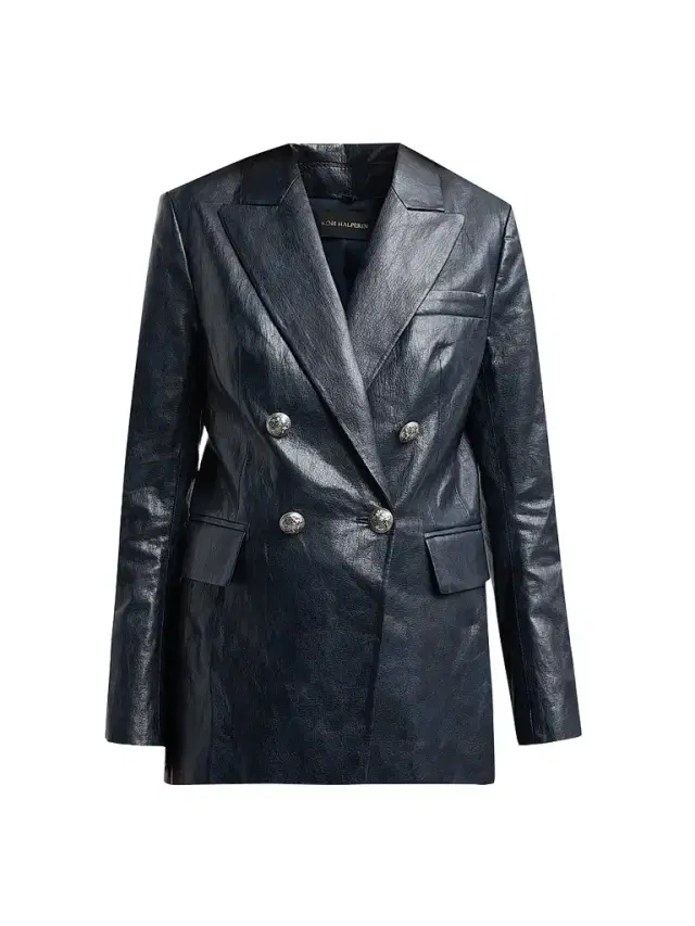 Women's Alyson Faux-Leather Double-Breasted Jacket Women's Alyson Faux-Leather Double-Breasted Jacket