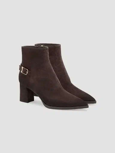 Santoni Women's 65MM Suede Boots | Thumbnail 2 Santoni Women's 65MM Suede Boots | Thumbnail 2