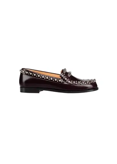 Christian Louboutin Mattia Spikes Donna Leather Loafers | Thumbnail 1 Christian Louboutin Mattia Spikes Donna Leather Loafers | Thumbnail 1