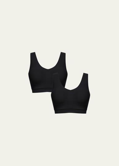 Chantelle Soft Stretch Padded V-Neck Bra Top, 2-Pack | Thumbnail 1 Chantelle Soft Stretch Padded V-Neck Bra Top, 2-Pack | Thumbnail 1