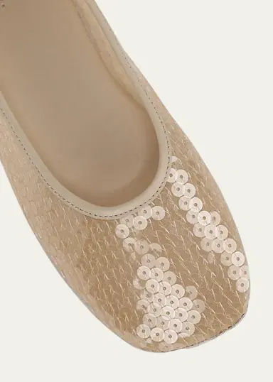 Vince Leah Sequin Ballerina Flats | Thumbnail 4 Vince Leah Sequin Ballerina Flats | Thumbnail 4