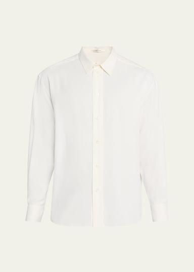 The Row Men's Granada Silk Sport Shirt | Thumbnail 1 The Row Men's Granada Silk Sport Shirt | Thumbnail 1
