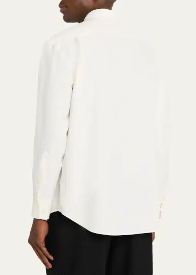The Row Men's Granada Silk Sport Shirt | Thumbnail 3 The Row Men's Granada Silk Sport Shirt | Thumbnail 3