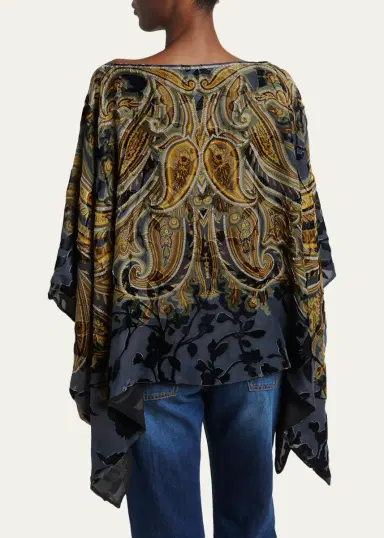 Etro Paisley Poncho Top | Thumbnail 3 Etro Paisley Poncho Top | Thumbnail 3