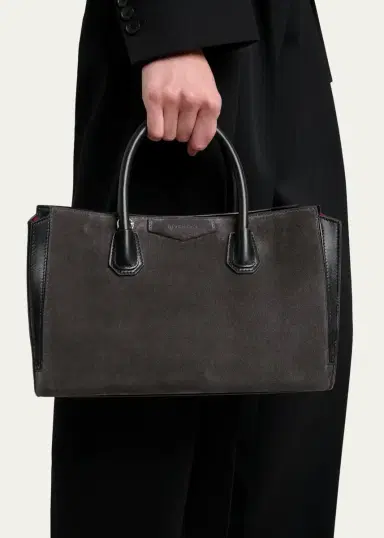 Givenchy Antigona Suede & Leather Carryall Top-Handle Bag | Thumbnail 2 Givenchy Antigona Suede & Leather Carryall Top-Handle Bag | Thumbnail 2