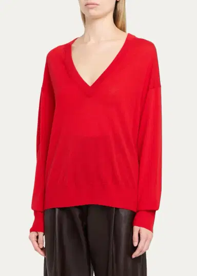 A.L.C. Nicole Wool V-Neck Sweater | Thumbnail 4 A.L.C. Nicole Wool V-Neck Sweater | Thumbnail 4