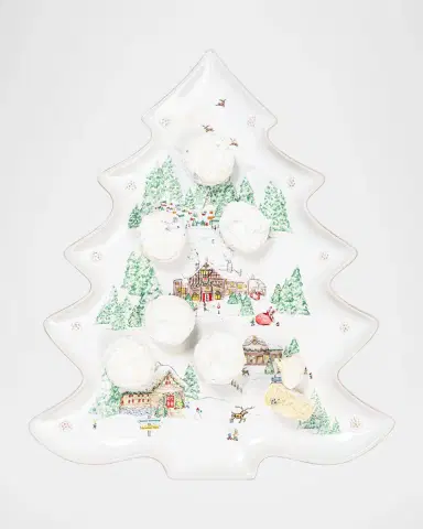 Juliska Berry & Thread North Pole 15" Tree Platter | Thumbnail 2 Juliska Berry & Thread North Pole 15" Tree Platter | Thumbnail 2