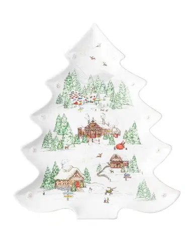 Juliska Berry & Thread North Pole 15" Tree Platter | Thumbnail 1 Juliska Berry & Thread North Pole 15" Tree Platter | Thumbnail 1