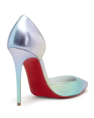 Christian Louboutin Iriza Iridescent Half-d 'Orsay Red Sole Pumps | Thumbnail 3 Christian Louboutin Iriza Iridescent Half-d 'Orsay Red Sole Pumps | Thumbnail 3