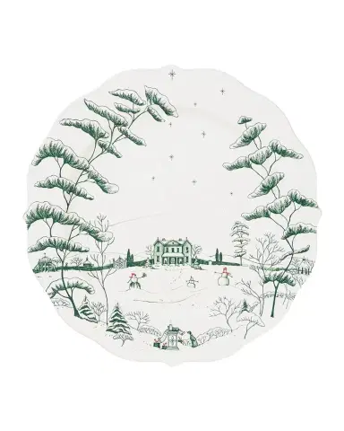 Juliska Country Estate Winter Frolic Charger Evergreen | Thumbnail 1 Juliska Country Estate Winter Frolic Charger Evergreen | Thumbnail 1