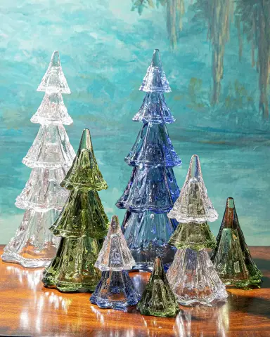 Juliska Berry and Thread 10.5-Inch Blue Tree 3-Piece Set | Thumbnail 5 Juliska Berry and Thread 10.5-Inch Blue Tree 3-Piece Set | Thumbnail 5