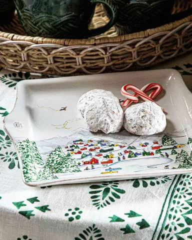 Juliska Berry & Thread North Pole 10" Cookie Tray | Thumbnail 1 Juliska Berry & Thread North Pole 10" Cookie Tray | Thumbnail 1