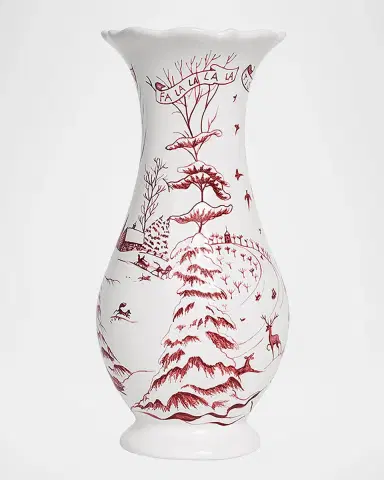 Juliska Country Estate Winter Frolic 9" Vase | Thumbnail 2 Juliska Country Estate Winter Frolic 9" Vase | Thumbnail 2