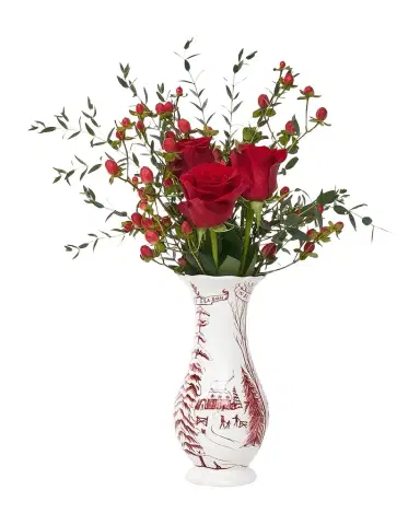 Juliska Country Estate Winter Frolic 9" Vase | Thumbnail 1 Juliska Country Estate Winter Frolic 9" Vase | Thumbnail 1