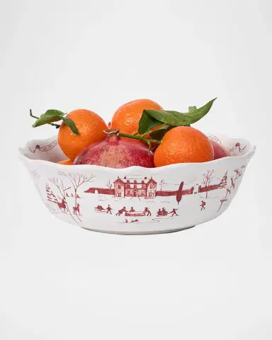 Juliska Country Estate Winter Frolic 11" Serving Bowl | Thumbnail 3 Juliska Country Estate Winter Frolic 11" Serving Bowl | Thumbnail 3