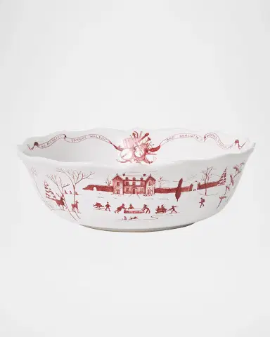 Juliska Country Estate Winter Frolic 11" Serving Bowl | Thumbnail 4 Juliska Country Estate Winter Frolic 11" Serving Bowl | Thumbnail 4