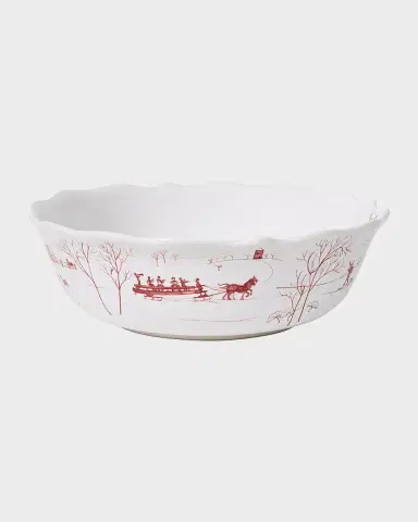 Juliska Country Estate Winter Frolic 11" Serving Bowl | Thumbnail 6 Juliska Country Estate Winter Frolic 11" Serving Bowl | Thumbnail 6