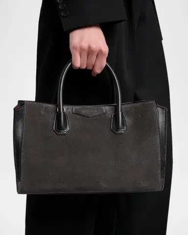 Givenchy Antigona Suede & Leather Carryall Top-Handle Bag | Thumbnail 2 Givenchy Antigona Suede & Leather Carryall Top-Handle Bag | Thumbnail 2