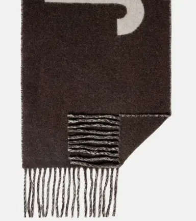 Jacquemus Écharpe logo virgin wool scarf | Thumbnail 4 Jacquemus Écharpe logo virgin wool scarf | Thumbnail 4