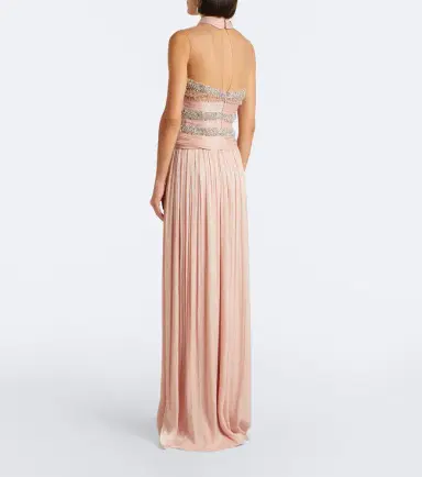 Costarellos Avalia draped embellished georgette bustier gown | Thumbnail 2 Costarellos Avalia draped embellished georgette bustier gown | Thumbnail 2