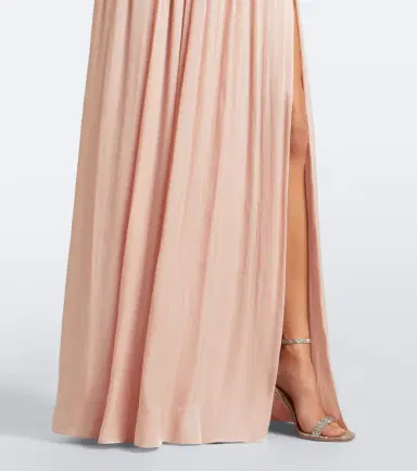 Costarellos Avalia draped embellished georgette bustier gown | Thumbnail 4 Costarellos Avalia draped embellished georgette bustier gown | Thumbnail 4